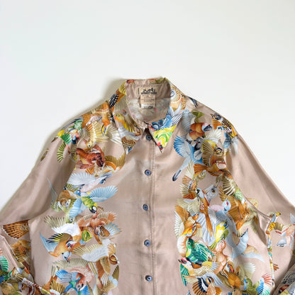 HERMES 1990s Silk Shirt