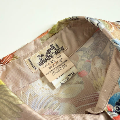 HERMES 1990s Silk Shirt